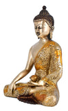 White Whale Brass Buddha Statue Astmangal Buddhism Idol feng Shui Home Decorative Showpiece