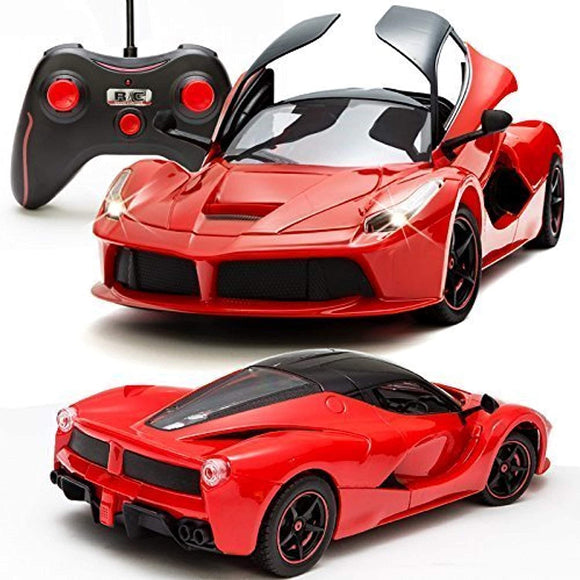 White Whale  Ferrari Remote Control Car with Rechargeable & Steering Remote Control Racing Car