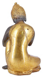 White Whale Brass Antique Buddha Idol Metal Sculpture Buddha Statue Brass Astmangal Pose Goddess Statue Home Decor Gift 