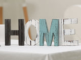 White Whale Wooden Home Decorative Sign, Standing Cutout Word Decor