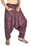 Whitewhale Men's & Womens's Cotton Summer Baggy Boho Aladdin Hippie Yoga Harem Pants