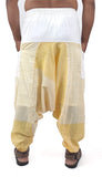 Whitewhale Men's Cotton Solid Harem Pants Yoga Trousers Hippie Pant