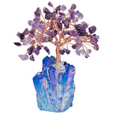 White Whale Tree Reiki Healing Crystal Gems Spiritual Feng Shui Vastu Table Décor