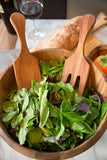 White Whale Wooden Large Farmhouse Salad Utensil Set