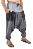 Whitewhale Men's Cotton Solid Harem Pants Yoga Trousers Hippie Pant