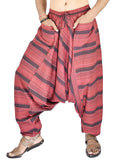 Whitewhale Men's & Womens's Cotton Summer Baggy Boho Aladdin Hippie Yoga Harem Pants