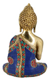 Whitewhale Abhaya Buddha Idol Tibet Buddha Brass Statue-Buddhist Buddhism Decorative Figurines