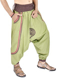 Whitewhale Mens Womens Cotton Summer Loose Baggy Hippie Boho Gypsy Harem Pants Yoga Pants