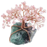 White Whale Tree Reiki Healing Crystal Gems Spiritual Feng Shui Vastu Table Décor