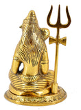 White Whale Lord Shiva/Lord Shivji/Lord Mahakal Statue Decorative showpiece