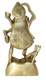 White Whale Maa Kali Brass Statue Religious Goddess Sculpture Idol Home Decor Figurine