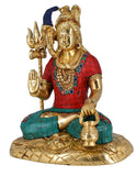 Whitewhale Lord Shiva Brass Statue Idol Sculpture Hindu God Natraja Shiv Figurine
