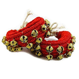 Whitewhale Handmade Indian Classical Ghungroo Dance Accessories Bharatnatyam, Kuchipudi, Odissi Ghungru For Dancer's Feet (20 bells + 20 bells)
