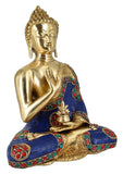 Whitewhale Abhaya Buddha Idol Tibet Buddha Brass Statue-Buddhist Buddhism Decorative Figurines