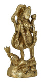 White Whale Maa Kali Brass Statue Religious Goddess Sculpture Idol Home Decor Figurine