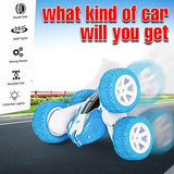 White Whale RC Racing Stunt Car Toy Remote Control 2.4Ghz 360° Rotating Double Flip USB Rechargeable Kids Toy Cars for Boys & Girls Birthday Return Gift (Pack of 1) Random Color Dispatch