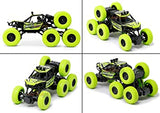 White Whale Remote Control Car High Speed 6 Wheel Crawler Buggy Vehicle Monster Racing Car Plastic Remote Control Car for Boys Pack of 1 , (Multicolor)