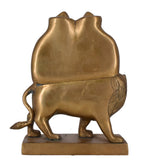 White Whale Chamunda Mata Brass Statue Religious Strength Sculpture Idol