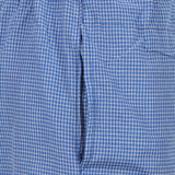 Whitewhale Men's Blue Cotton Checkered Trouser & Pyjama