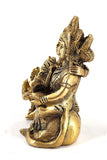 White Whale Shiva Parvati Ganesh Idol Shiv Parivar Brass Murti  Statue Sculpture
