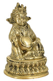 White Whale Brass Kuber Statue Religious Strength God Sculpture Idol Home Decor