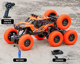 White Whale Remote Control Car High Speed 6 Wheel Crawler Buggy Vehicle Monster Racing Car Plastic Remote Control Car for Boys Pack of 1 , (Multicolor)