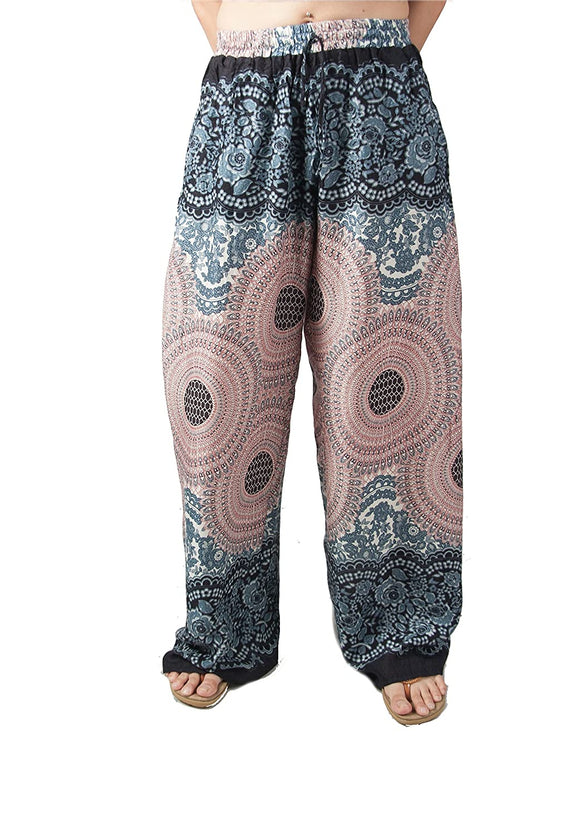 Whitewhale Women's Harem Hippie Boho Yoga Palazzo Casual Pants