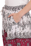 Whitewhale Mens & Women Rayon Elephant Printed  Harem Pants Pockets Yoga Trousers Hippie