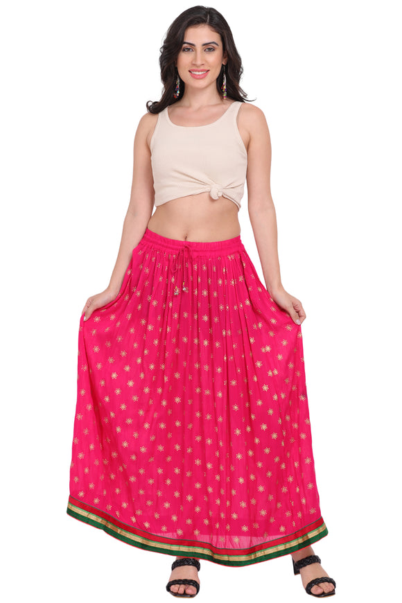 Whitewhale Womens Long Skirt India Traditional Clothing Designer For Spring Summer