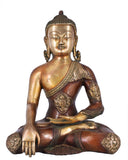White Whale Brass  Buddha Idol Metal Sculpture Buddha Statue Brass  Goddess Statue Home Decor Gift