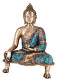 White Whale Brass  Buddha Idol Metal Sculpture Buddha Statue Brass Goddess Statue Home Decor Gift