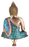 White Whale Brass  Buddha Idol Metal Sculpture Buddha Statue Brass Goddess Statue Home Decor Gift