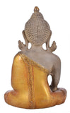 White Whale Brass Buddha Idol feng Shui Home Decorative Showpiece