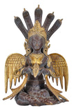 White Whale Antique Nagkanya Design Brass 