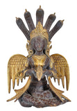 White Whale Antique Nagkanya Design Brass 