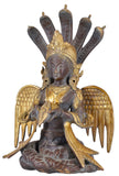 White Whale Antique Nagkanya Design Brass 
