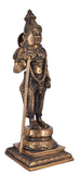 White Whale Brass Lord Kartik Statue Idol Home Decor Figurine