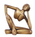 White Whale  Brass Statue Showpiece Religious Strength Sculpture Idol