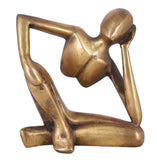 White Whale  Brass Statue Showpiece Religious Strength Sculpture Idol