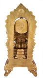 White Whale Brass Hindu God Lord Ganesha Bhagwan Lord Ganesha Idol Statue Murti