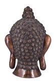 White Whale Brass Buddha Head Statue Idol Figurine Home Decorative Showpiece Home Decor