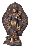 White Whale Tara Buddha Blessing Idol Tibetan  Buddhism Yin Kwan Goddess Buddhist Statue