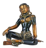 White Whale Tara Buddha Blessing Idol Tibetan Green Buddhism Yin Kwan Goddess Buddhist Statue