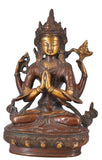 White Whale Tara Buddha Blessing Idol Tibetan Green Buddhism Yin Kwan Goddess Buddhist Statue