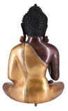 White Whale Brass Buddha Statue Murti for Home Decor Entrance Office Table Living Room Meditation Luck Gift Feng Shui Home Décor