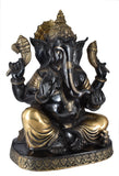 White Whale Lord Ganesh Murti Ganesha Idol Ganpati Bhagwan Brass Statue for Home Decoration Showpiece