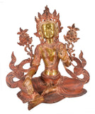 White Whale Tara Buddha Idol Tibetan Buddhism Yin Kwan Goddess Buddhist Statue