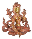 White Whale Tara Buddha Idol Tibetan Buddhism Yin Kwan Goddess Buddhist Statue