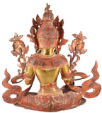 White Whale Tara Buddha Idol Tibetan Buddhism Yin Kwan Goddess Buddhist Statue