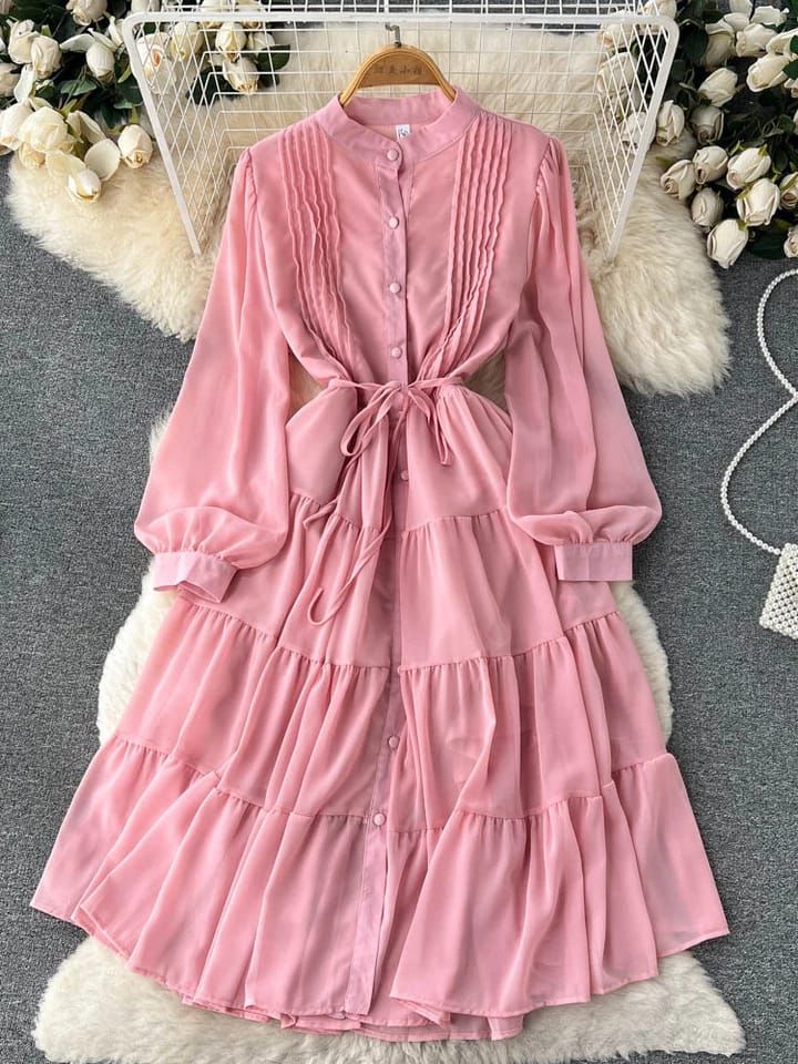 Whitewhale New Hot Stylish Knee Length Western Dress